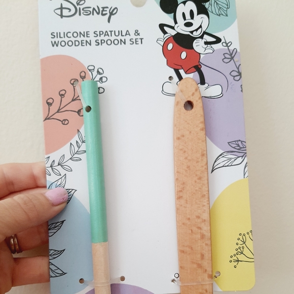 Disney Mickey Mouse Spatula and Wooden Spoon - Picture 3 of 5